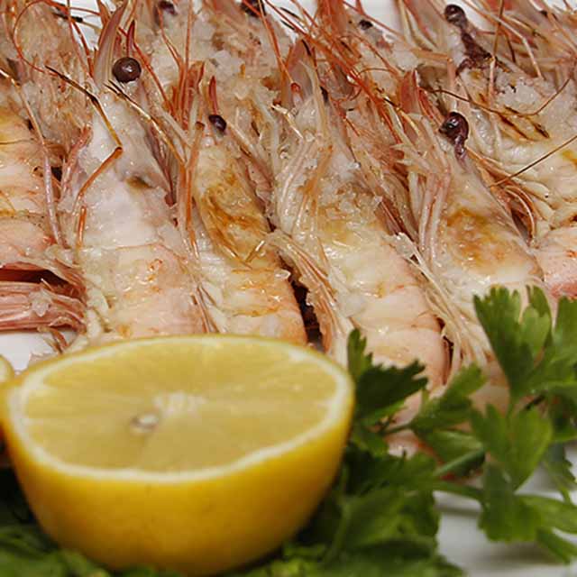 Gambas a la pLancha.