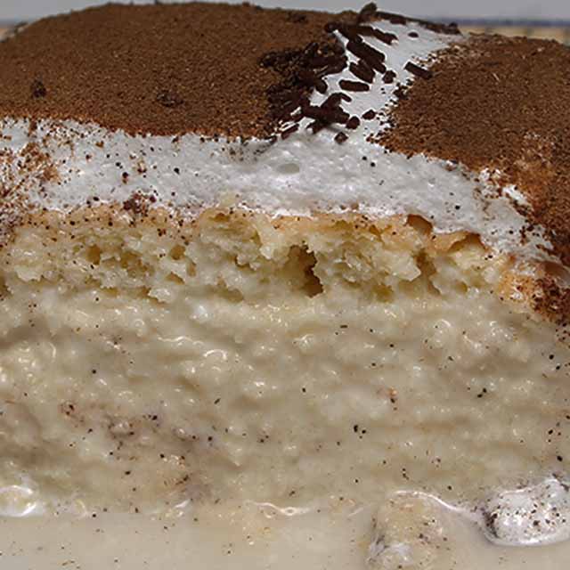 Tarta de tres leches.